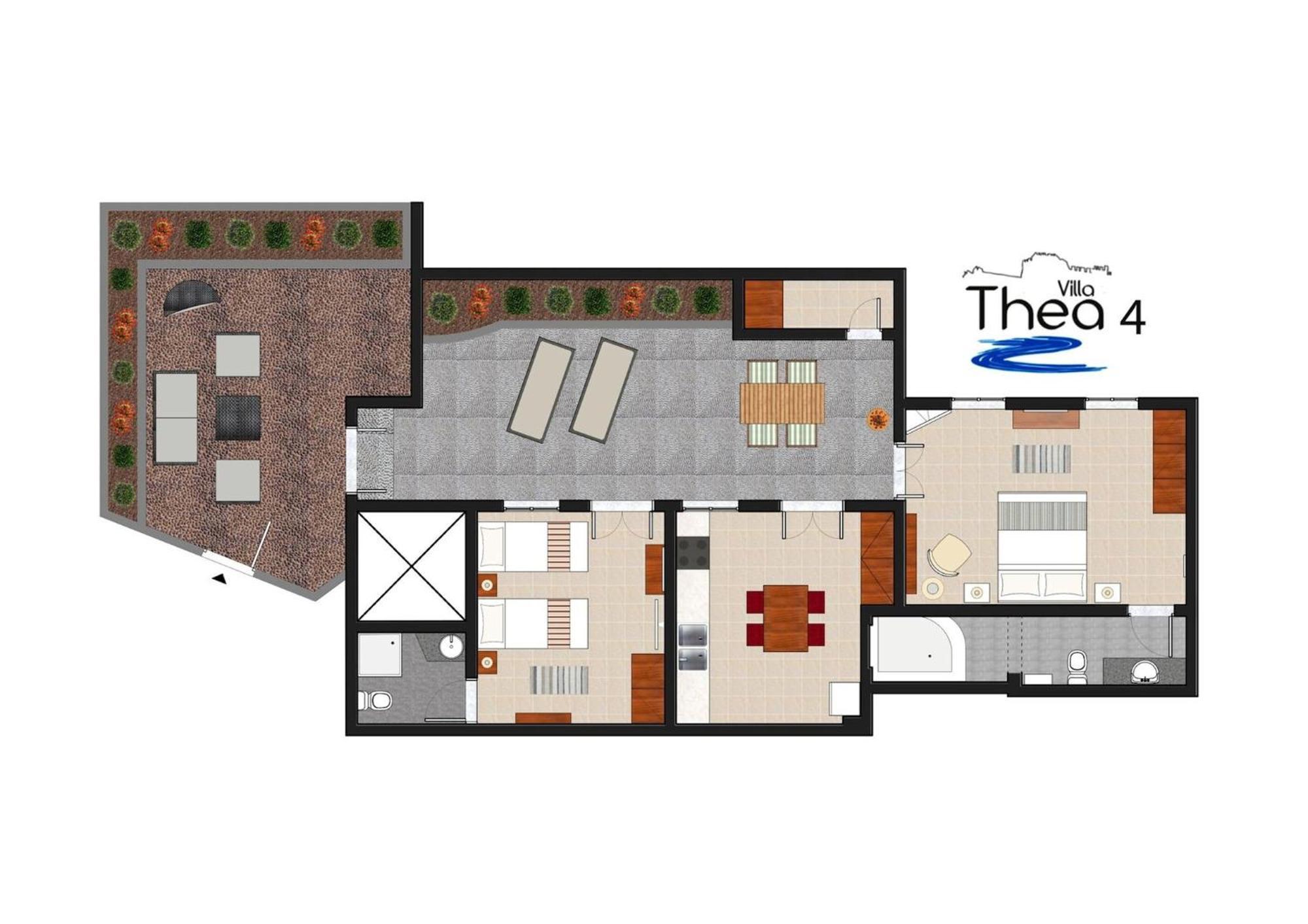 Welcoming Rhodes 2 Bedrooms Thea Stunning Sea Bbq Villa